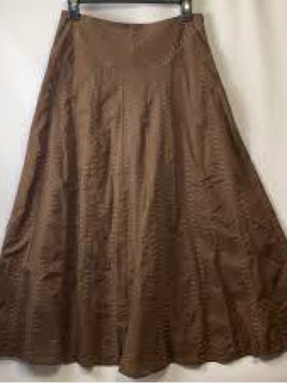 J. Jill Brown A-Line Maxi Skirt